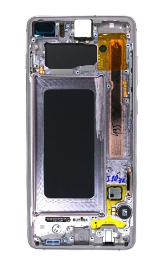 Samsung Galaxy S10 Plus G975F Display lcd And Digitizer With Frame Prism Black Service Pack
