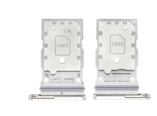 Samsung Galaxy S23 Ultra S918B Sim And SD Card Holder Cream+ Black