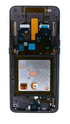 Samsung Galaxy A80 A805F Display lcd And Digitizer With Frame Phantom Black Service Pack