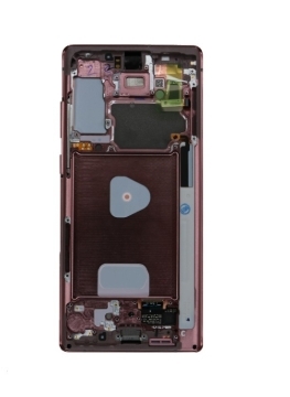 Samsung Galaxy Note 20 N980F, Note 20 5G N981B Display lcd And Digitizer With Frame Mystic Bronze Service Pack