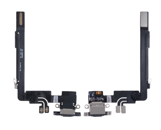 For iPhone 16 Pro Max System Charging Board ladebusche Black Titanium Compatibe