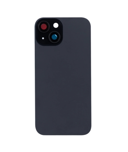 For iPhone 15 Extra Glass With Enlarged Camera Frame Black Compatible