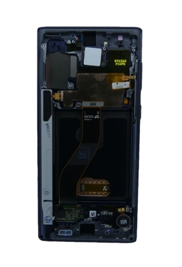 Samsung Galaxy Note 10 N970F Display lcd lcd And Digitizer With Frame Aura Black Service Pack