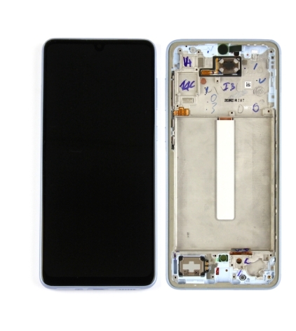 Samsung Galaxy A33 5G A336B Display lcd And Digitizer With Frame Awesome Blue Service Pack