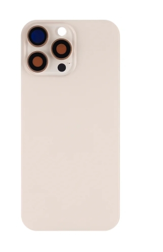 iPhone 16 Pro Max Extra Glass Akkuseckel With NFC, Enlarged Camera Frame Desert Titanium orgnal