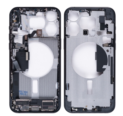 For iPhone 15 Pro Max Middle Frame Black Titanium