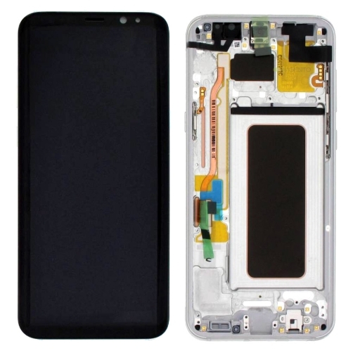 Samsung Galaxy S8 (SM-G950F) OEM Display lcd, Replacement Glass - Silver Refurbished