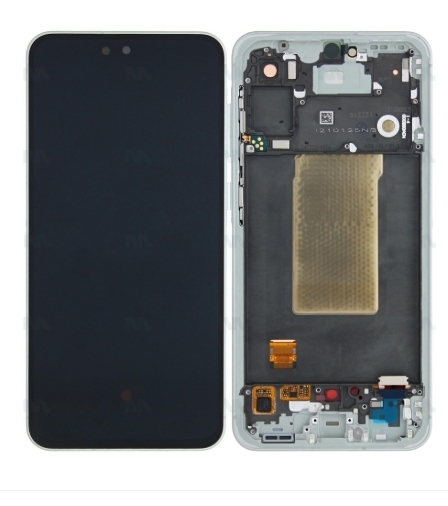 Samsung Galaxy A56 A566B Display lcd And Digitizer With Frame Lightgray Service Pack