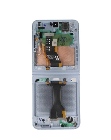 Samsung Galaxy Z Flip6 F741B Display lcd And Digitizer With Frame Blue Service Pack