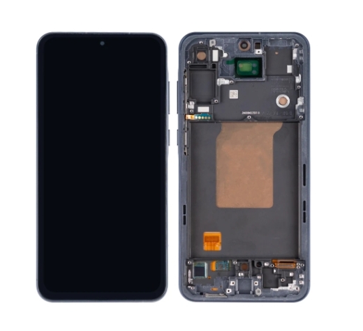 Samsung Galaxy A55 A556B Display LCD And Digitizer With Frame Navy Soft-OLED