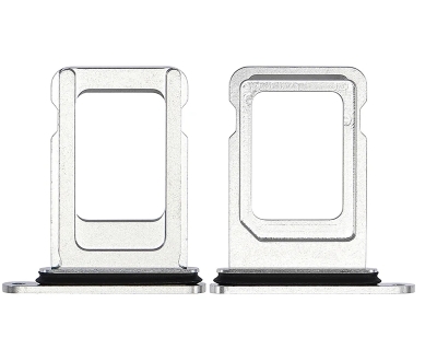 For iPhone 14 Pro Sim Holder Silver