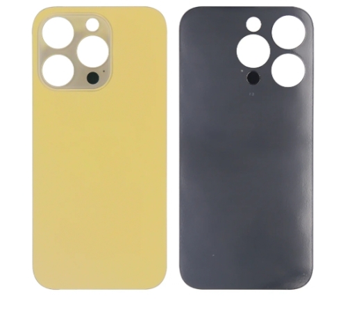 For iPhone 14 Pro Max Extra Glass Gold (Enlarged Camera Frame)