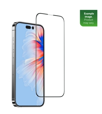 Rixus Clear HD Full Curved Edge Tempered Glass For iPhone 15 Pro