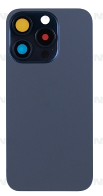 iPhone 15 Pro Max Extra Glass With Enlarged Camera Frame Blue Titanium Compatible Akkudeckel