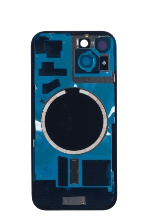 iPhone 15 Extra Glass With Enlarged Camera Frame Blue Compatible Akkudeckel