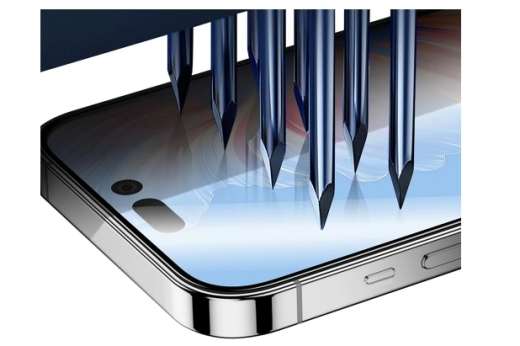 Rixus Clear HD Full Curved Edge Tempered Glass For iPhone 17 panzer