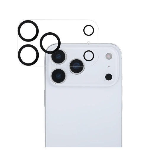 Rixus Clear HD Camera Tempered Glass For iPhone 17 Pro Max