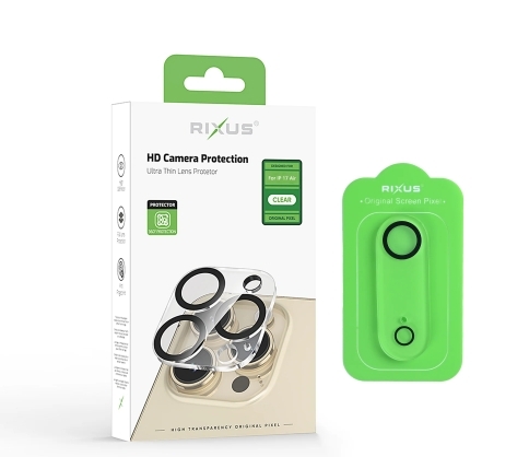 Rixus Clear HD Camera Tempered Glass For iPhone 17 Air