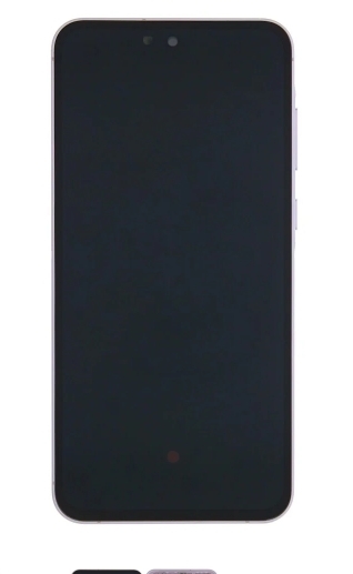 Samsung Galaxy A55 A556B Display lcd And Digitizer With Frame Lilac Service Pack