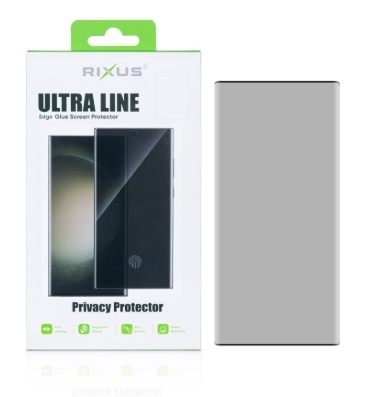 Rixus For Samsung Galaxy S23 Ultra S918B Privacy Ultra Thin Tempered Glass