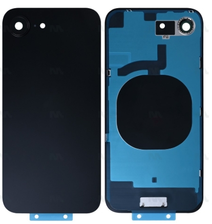 iPhone 16e Extra Glass Without NFC, Enlarged Camera Frame Black