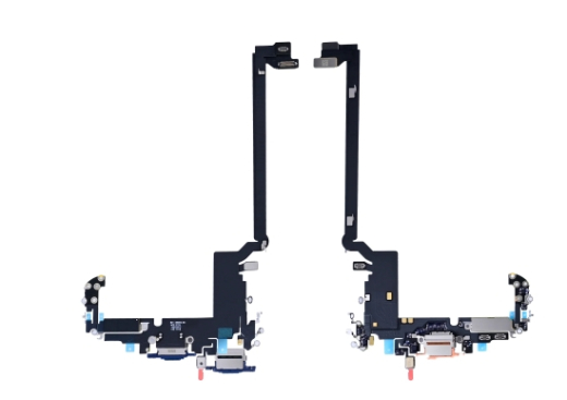 For Apple iPhone 17 Pro Max System Charging Flex Deep Blue Pulled ladebuschse