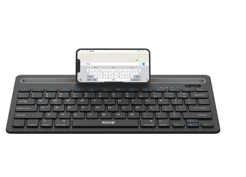 Rixus RXWK01 Universal Ultra Slim And Compact Bluetooth Keyboard