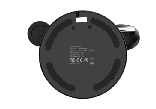 Rixus RXWC40 3 in 1 Wireless Charging Dock For Apple iPhone 12 Series