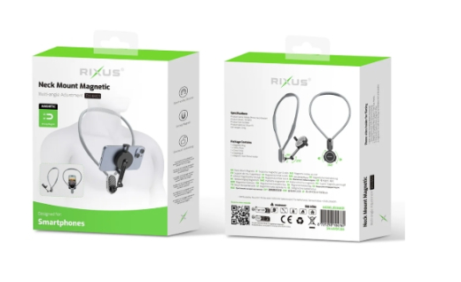 Rixus RXHM01 Neck Mount Magnetic Black