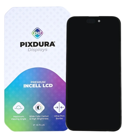 PIXDURA For iPhone 16 Plus Display And Digitizer In-Cell Premium (IC Removable)