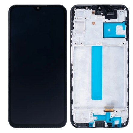 Samsung Galaxy A25 5G A256B Display lcd And Digitizer With Frame Black SOFT-OLED