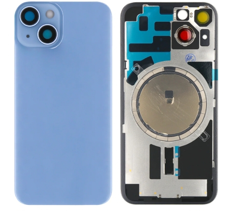 For iPhone 14 Extra Glass Blue (Enlarged Camera Frame) Akkudeckl