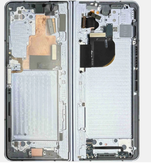 Samsung Galaxy Z Fold5 F946B Display And Digitizer With Frame Blue Service Pack