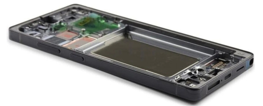 Samsung Galaxy S25 Ultra S938B Display And Digitizer With Frame Titanium Black Service Pack