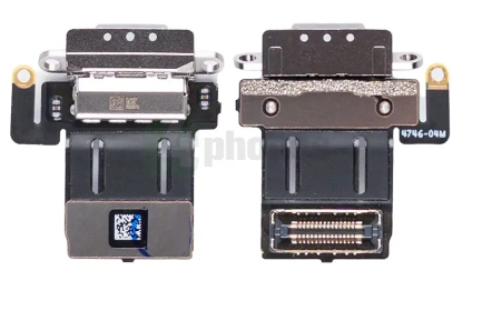 For Apple iPad Pro 11 inch (2024) System Charging Flex Ladebuchse Silver Pulled