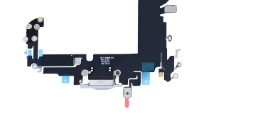 Apple iPhone 17 Pro Max System Charging Flex Silver Pulled