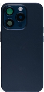 For Apple iPhone 15 Pro Housing Gehäuse With Small Parts Blue Titanium OEM