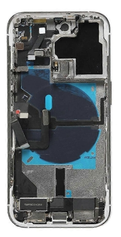 For Apple iPhone 14 Pro Housing Gehäuse With Small Parts Silver OEM