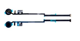 For iPad 7 - iPad 9 (2019 - 2021) 10.2 Home Button Flex Black