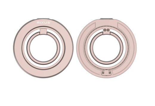 Rixus RXPH30G MagGo Magnetic Ring Holder Titanium Gold