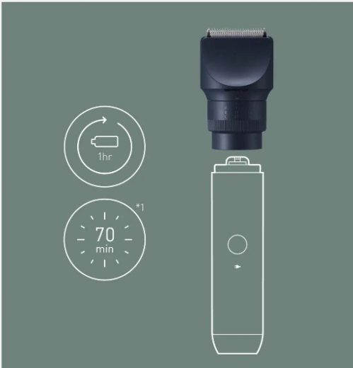 ER-CTW1 - Trimmeraufsatz, Bart, Haare & Körper, 39 Längeneinstellungen, MULTISHAPE-System