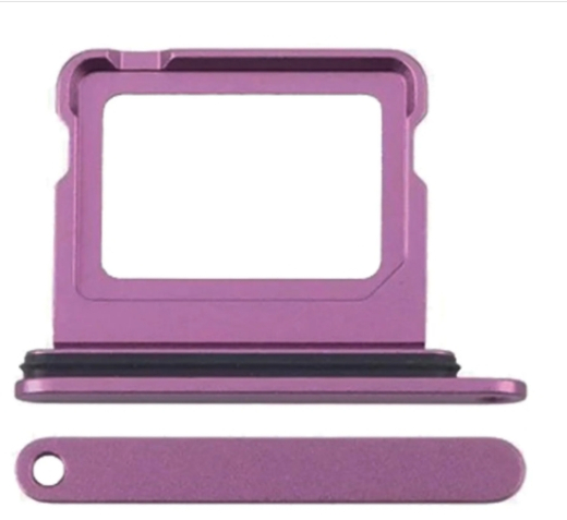 For Apple iPhone 16, 16 Plus Sim Card Holder Pink Pulled
