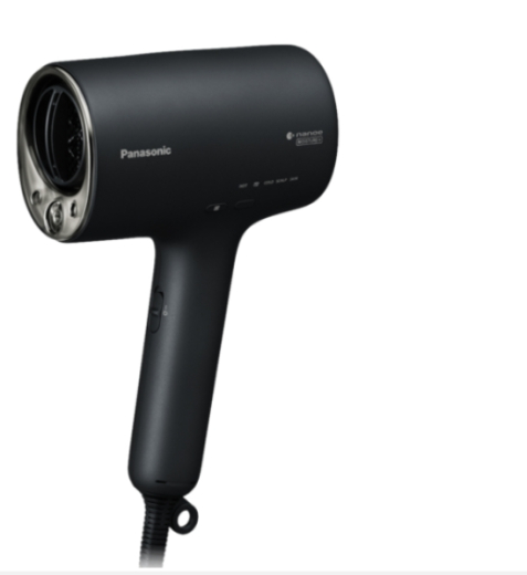 Haartrockner mit nanoe™ und Double-Mineral-Technologie und Diffusor in Schwarz