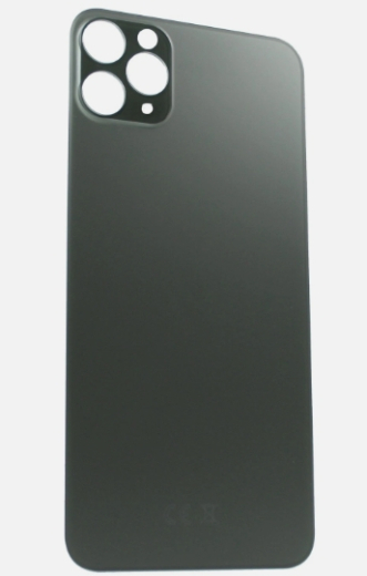 For Apple iPhone 11 Pro Max Back Glass, Enlarged Camera Frame Green Compatible