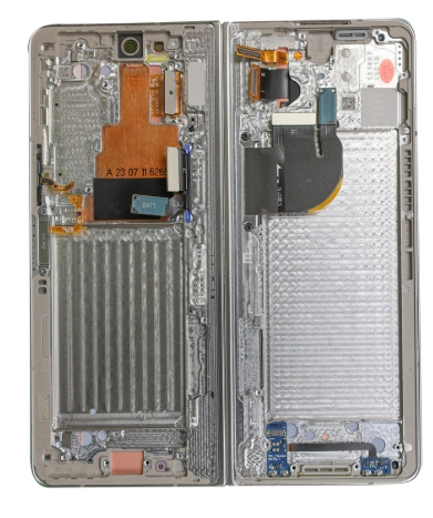 Samsung Galaxy Z Fold5 F946B Display lcd And Digitizer With Frame Cream Service Pack