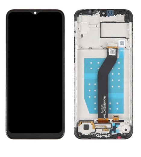 Motorola Moto G8 Power Lite Display lcd And Digitizer With Frame Dark Blue Service Pack