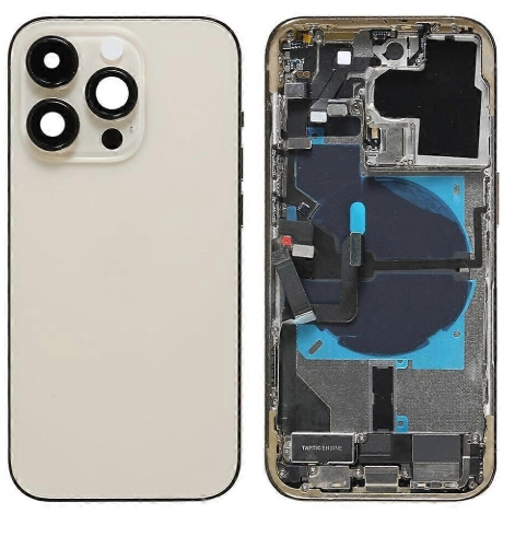 For Apple iPhone 14 Pro Max Housing With Small Parts Gold OEM
