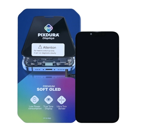 PIXDURA For Apple iPhone 13 Pro Display And Digitizer Soft-OLED (Run Diagnostics)