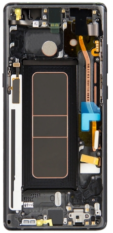 Samsung Galaxy Note 8 N950F Display And Digitizer With Frame Midnight Black Service Pack