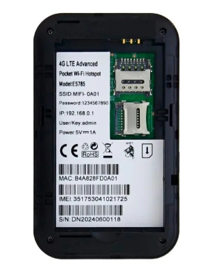 Portable 5G Router E5785 5G LTE Mobile WiFi Hotspot 300MBPS